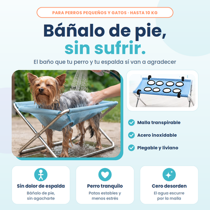 Soporte para bañar a tu perro